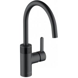 Kludi E-GO bateria kuchenna stojąca elektroniczna czarny mat 422106675