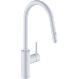 Kludi E-Go Voice bateria kuchenna stojąca biały mat 423005377