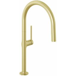 Kludi Reef bateria kuchenna stojąca złoty szczotkowany 50851N075