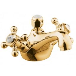 Kludi 1926 bateria umywalkowa stojąca pozłacana 510124520