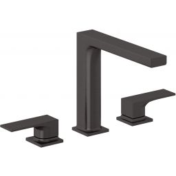 Kludi Decus bateria umywalkowa stojąca czarny szczotkowany 54393N275