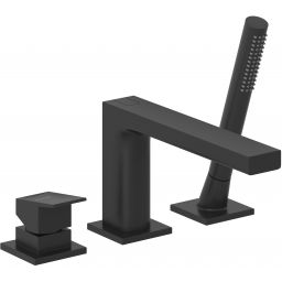 Kludi Decus bateria wannowo-prysznicowa nawannowa czarny mat 544483975