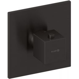 Kludi Decus bateria prysznicowa podtynkowa termostatyczna czarny szczotkowany 54739N275