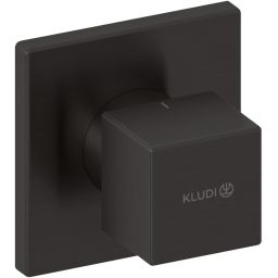 Kludi Decus element zewnętrzny zaworu podtynkowego czarny szczotkowany 54816N275