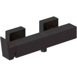 Kludi Decus bateria prysznicowa ścienna czarny szczotkowany 54831N275