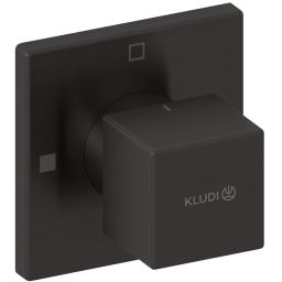 Kludi Decus element zewnętrzny zaworu podtynkowego czarny szczotkowany 54847N275
