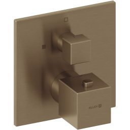 Kludi Decus bateria prysznicowa podtynkowa termostatyczna brąz szczotkowany 54885N175