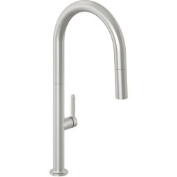 Kludi Aurea bateria kuchenna stojąca nikiel szczotkowany 55852N575