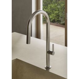 Kludi Aurea bateria kuchenna stojąca nikiel szczotkowany 55852N575