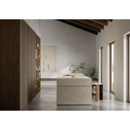 Kludi Aurea bateria kuchenna stojąca nikiel szczotkowany 55852N575