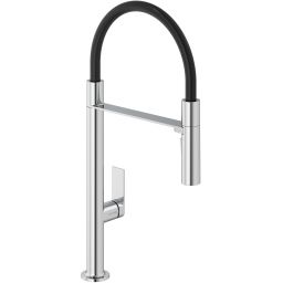 Kludi Qord bateria kuchenna stojąca chrom/czarny 568590575