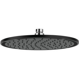 Kludi A-QA deszczownica 25 cm okrągła czarny mat/chrom 6432587-00