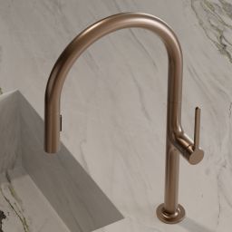 Kludi Reef bateria kuchenna stojąca brąz szczotkowany 50851N175