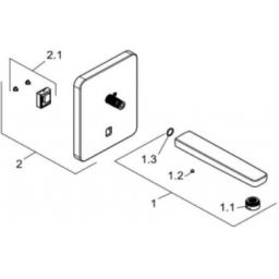 Kludi Zenta wylewka do zaworu umywalkowego 7327805-00