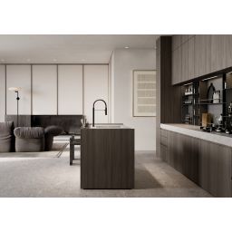 Kludi Qord bateria kuchenna stojąca czarny mat 568596675