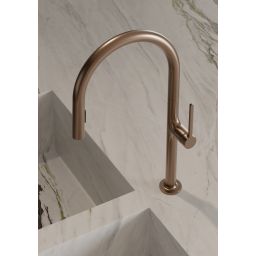 Kludi Reef bateria kuchenna stojąca brąz szczotkowany 50851N175