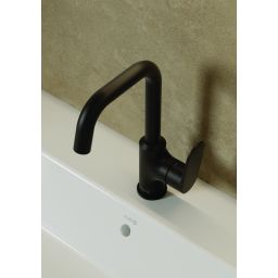 Kludi X1 bateria umywalkowa stojąca czarny mat 320273975