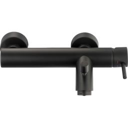 Kronenbach Lima 2.0 Black bateria wannowo-prysznicowa ścienna czarny mat 100.1100SMKB