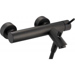 Kronenbach Lima 2.0 Black bateria wannowo-prysznicowa ścienna czarny mat 100.1100SMKB