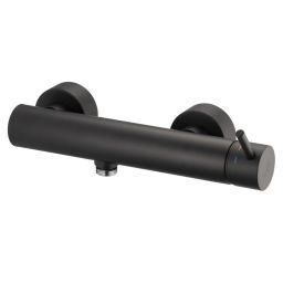 Kronenbach Lima 2.0 Black bateria prysznicowa ścienna czarny mat 100.1220SMKB