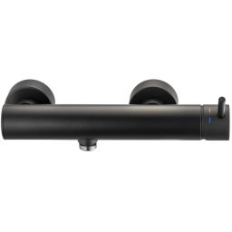Kronenbach Lima 2.0 Black bateria prysznicowa ścienna czarny mat 100.1220SMKB
