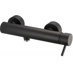 Kronenbach Lima 2.0 Black bateria prysznicowa ścienna czarny mat 100.1220SMKB