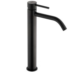 Kronenbach Lima 2.0 Black bateria umywalkowa stojąca wysoka czarny mat 100.1710SMKB