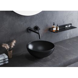 Kronenbach Lima 2.0 Black bateria umywalkowa podtynkowa czarny mat 100.1814SMKBN