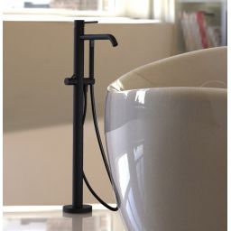 Kronenbach Lima 2.0 Black bateria wannowo-prysznicowa wolnostojąca czarny mat 100.1162SMKB
