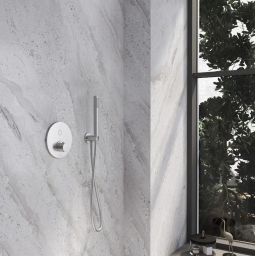 Kronenbach Smart Push bateria prysznicowa podtynkowa stal 19043001ES