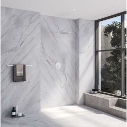 Kronenbach Smart Push bateria prysznicowa podtynkowa biały mat 19043001WM