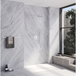 Kronenbach Radia bateria wannowo-prysznicowa podtynkowa biały mat 19043002WM