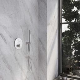 Kronenbach Smart Push bateria wannowo-prysznicowa podtynkowa stal 19043003ES