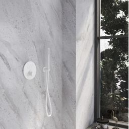 Kronenbach Smart Push bateria wannowo-prysznicowa podtynkowa biały mat 19043003WM