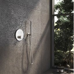 Kronenbach Smart Push bateria wannowo-prysznicowa podtynkowa termostatyczna stal 19044002ES