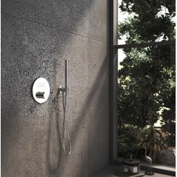 Kronenbach Smart Push bateria wannowo-prysznicowa podtynkowa termostatyczna chrom 19044003CR