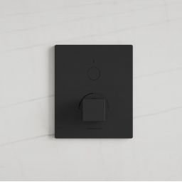 Kronenbach Smart Push bateria prysznicowa podtynkowa czarny mat 19045001SM