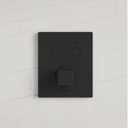 Kronenbach Smart Push bateria wannowo-prysznicowa podtynkowa czarny mat 19045003SM