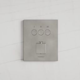 Kronenbach Smart Push bateria wannowo-prysznicowa podtynkowa termostatyczna stal 19046003ES