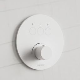 Kronenbach Smart Push bateria wannowo-prysznicowa podtynkowa biały mat 19043003WM
