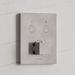 Kronenbach Smart Push bateria wannowo-prysznicowa podtynkowa termostatyczna stal 19046002ES