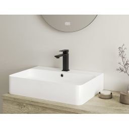 Kronenbach Quara 3.0 Black bateria umywalkowa stojąca czarny mat KB100350C11