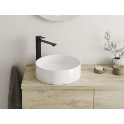 Kronenbach Quara 3.0 Black bateria umywalkowa XXL stojąca wysoka czarny mat KB100354C11