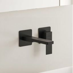 Kronenbach Quara 3.0 Black bateria umywalkowa podtynkowa czarny mat KB100355C11