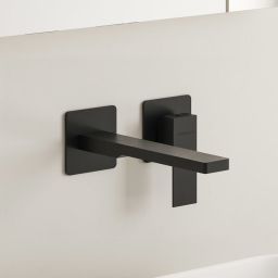 Kronenbach Quara 3.0 Black bateria umywalkowa podtynkowa czarny mat KB100356C11