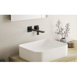 Kronenbach Quara 3.0 Black bateria umywalkowa podtynkowa czarny mat KB100357C11