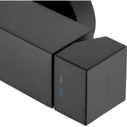 Kronenbach Quara 3.0 Black bateria prysznicowa ścienna czarny mat KB100360C11