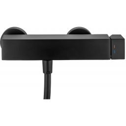 Kronenbach Quara 3.0 Black bateria prysznicowa ścienna czarny mat KB100360C11