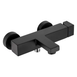 Kronenbach Quara 3.0 Black bateria wannowo-prysznicowa ścienna czarny mat KB100363C11