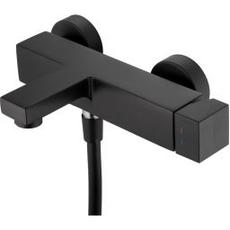 Kronenbach Quara 3.0 Black bateria wannowo-prysznicowa ścienna czarny mat KB100363C11